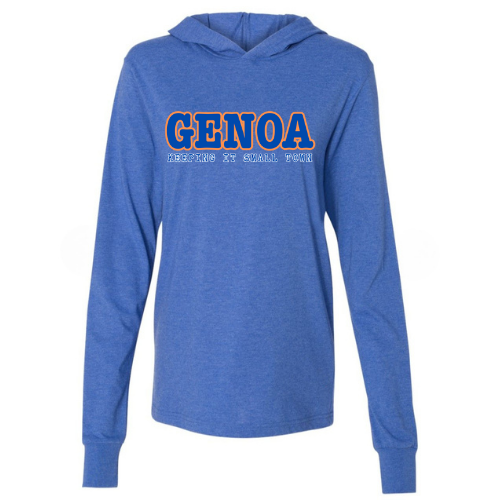 Long Sleeve Hoodie GENOA Small Town