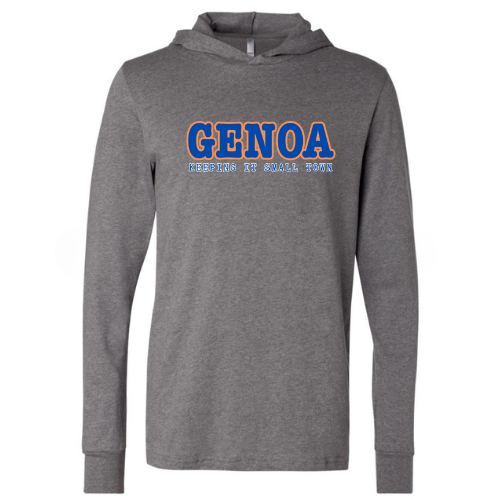 Long Sleeve Hoodie GENOA Small Town